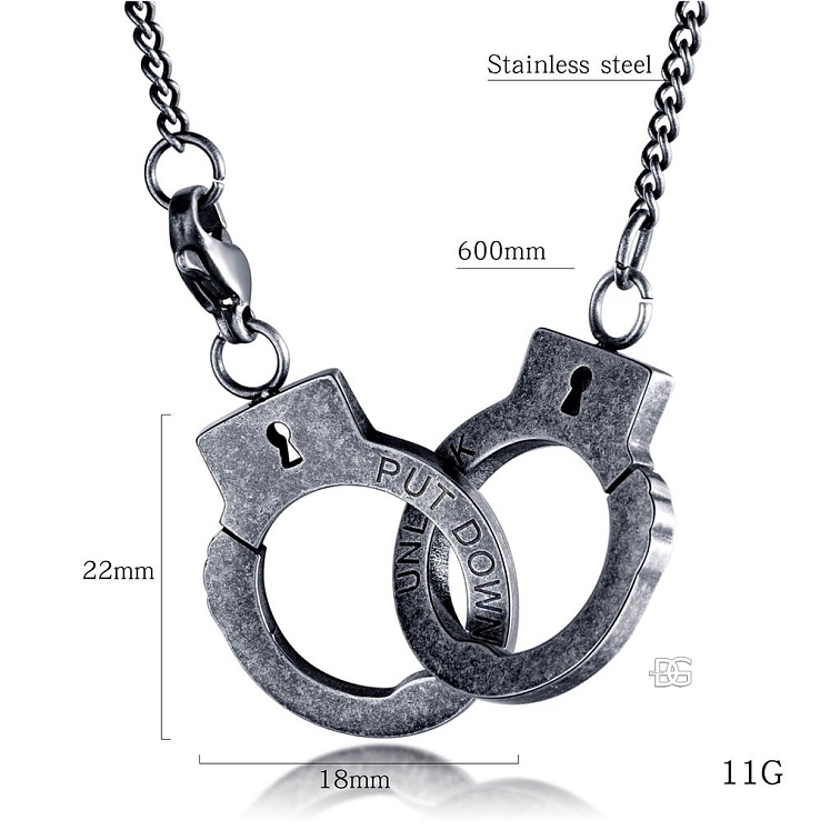 Pánský náhrdelník Pouta | DG Šperky