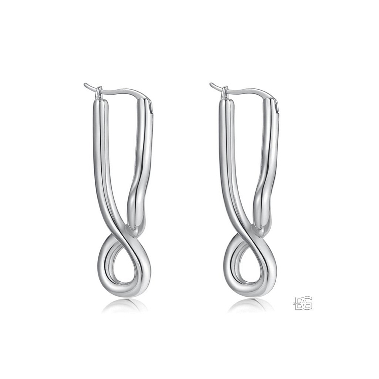 Ocelové náušnice Ninetta s nekonvenčním designem | DG Šperky