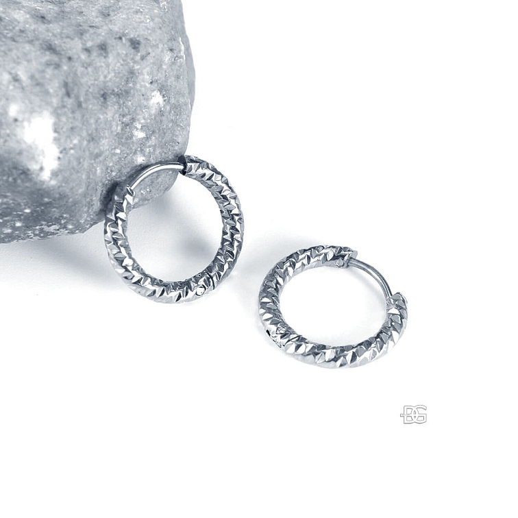 Ocelové náušnice malé kroužky Daina | DG Šperky