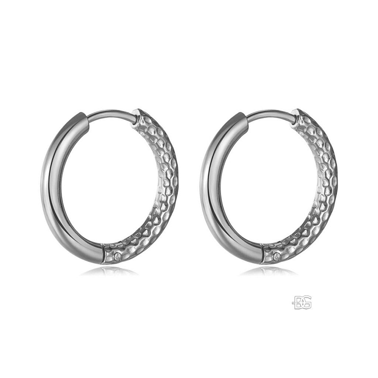 Náušnice ocelové kroužky Donatella | DG Šperky