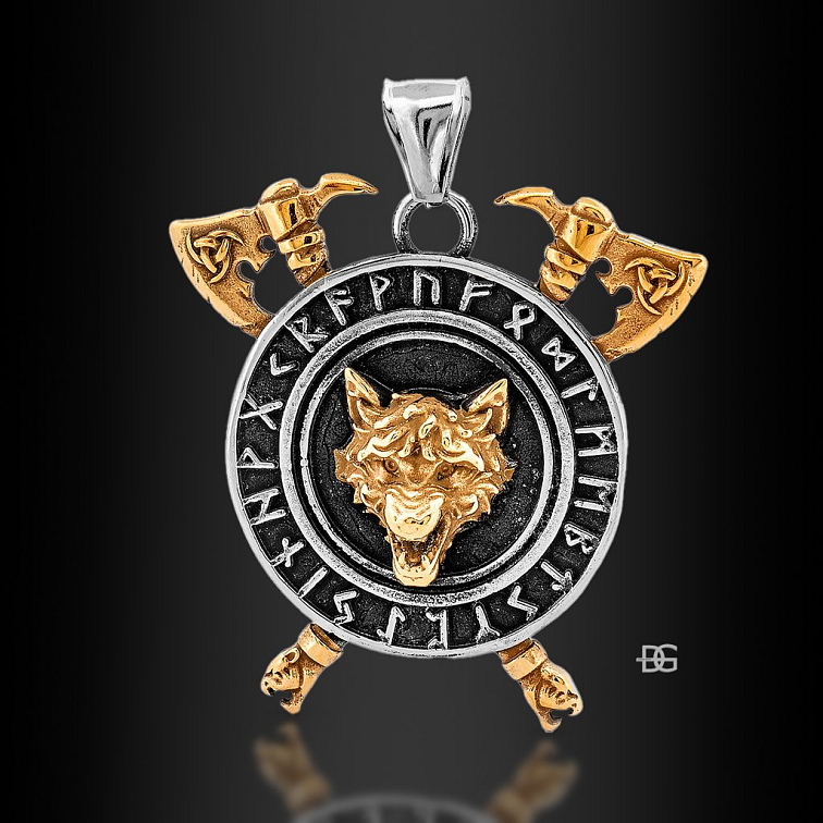 Pánský ocelový přívěsek Garm | DG Šperky