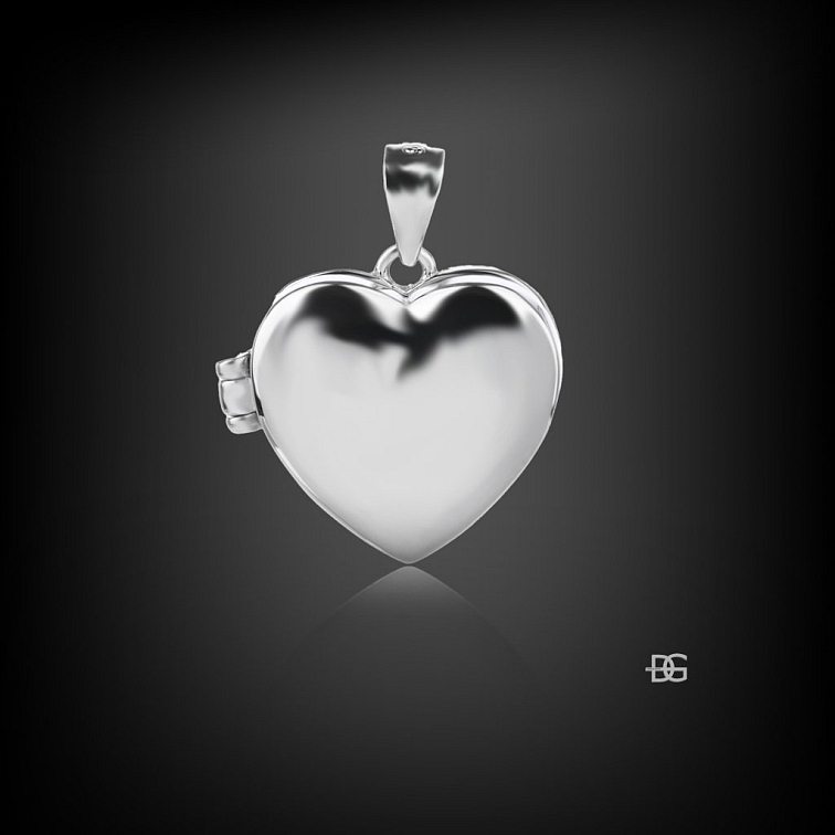 Otevírací Srdíčko ze stříbra | Noste své vzpomínky blízko u srdce | DG Šperky | Stříbro 925/1000