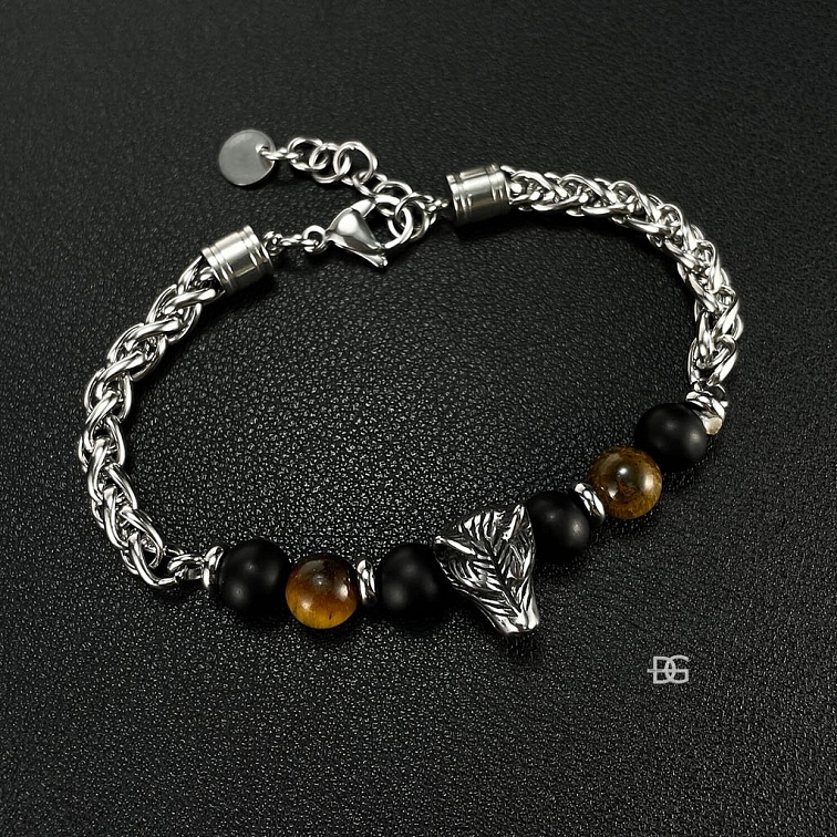 Pánský ocelový náramek Lupo | DG Šperky