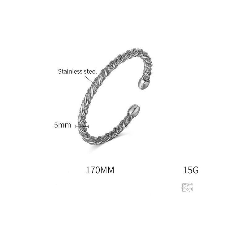 Ocelový náramek unisex Kora | DG Šperky