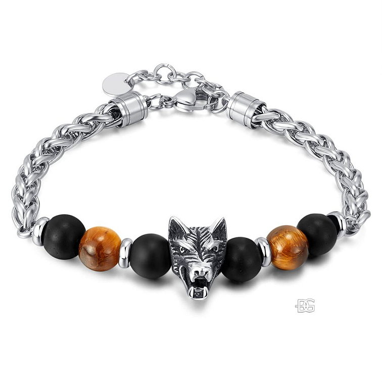 Pánský ocelový náramek Lupo | DG Šperky