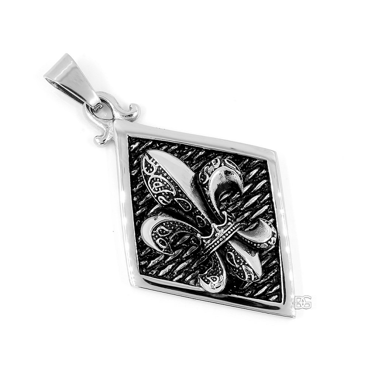 Přívěsek Lilie - Chirurgická ocel - Prvotřídní kvalita