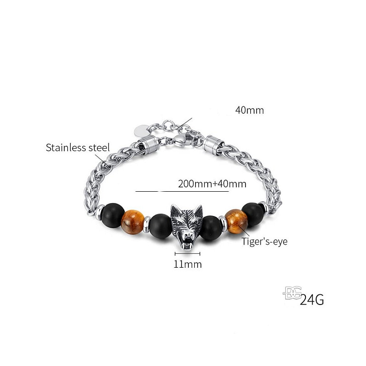 Pánský ocelový náramek Lupo | DG Šperky