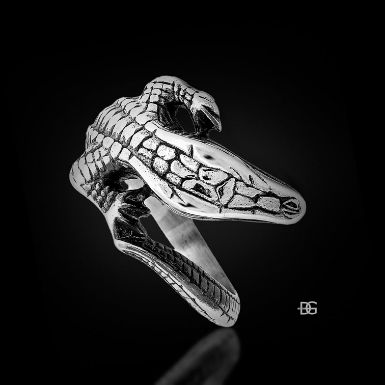 Pánský ocelový prsten Gator | DG Šperky