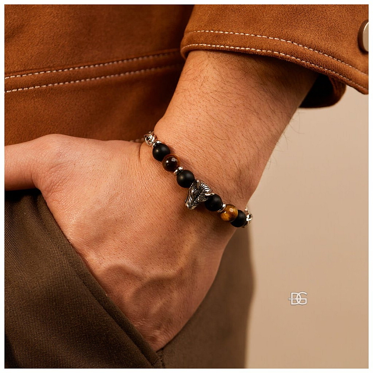 Pánský ocelový náramek Lupo | DG Šperky