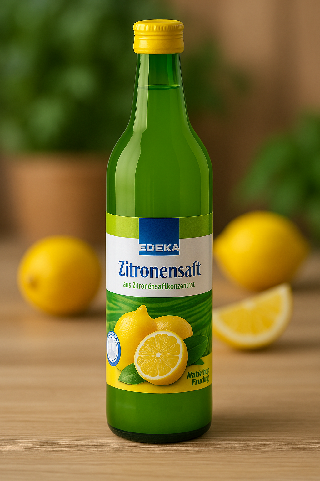 Edeka 100% citrónová šťáva 750 ml