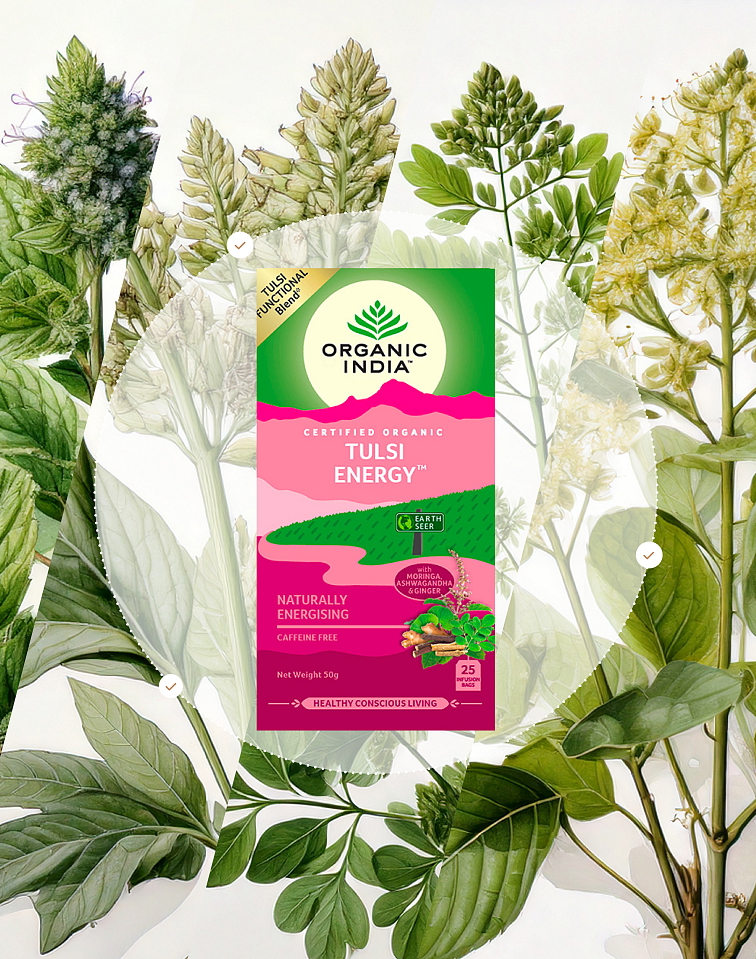 Tulsi energie BIO, 25 sáčky