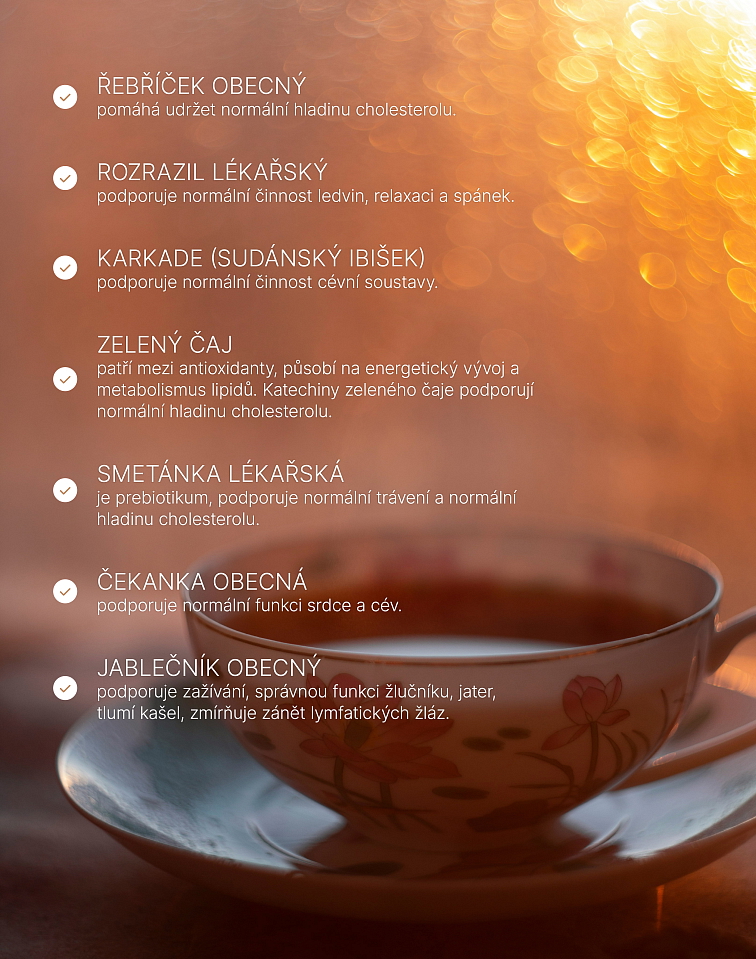 Bylinný čaj Cholesterol