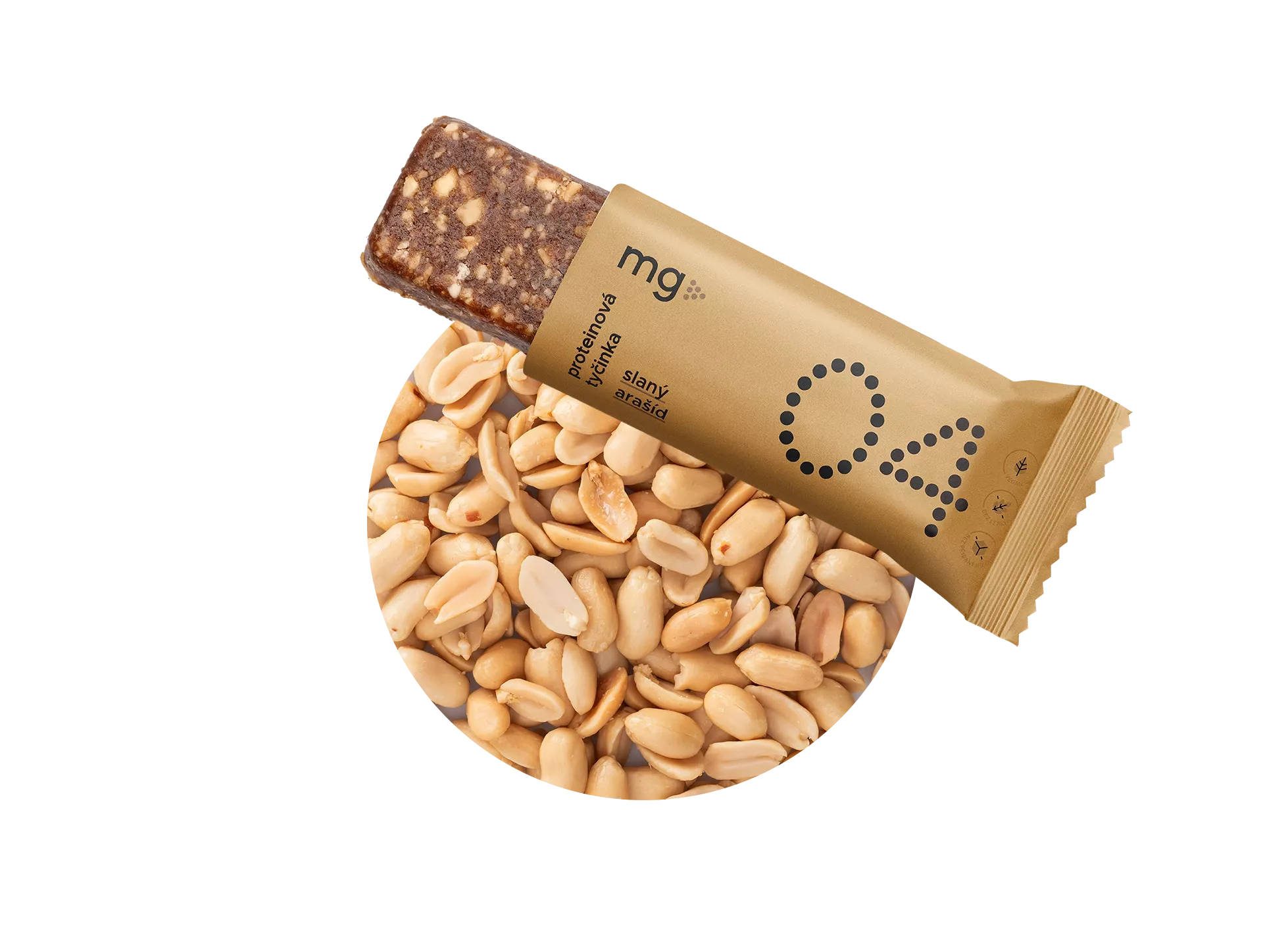 MG Proteinová tyčinka 04 Slaný arašíd