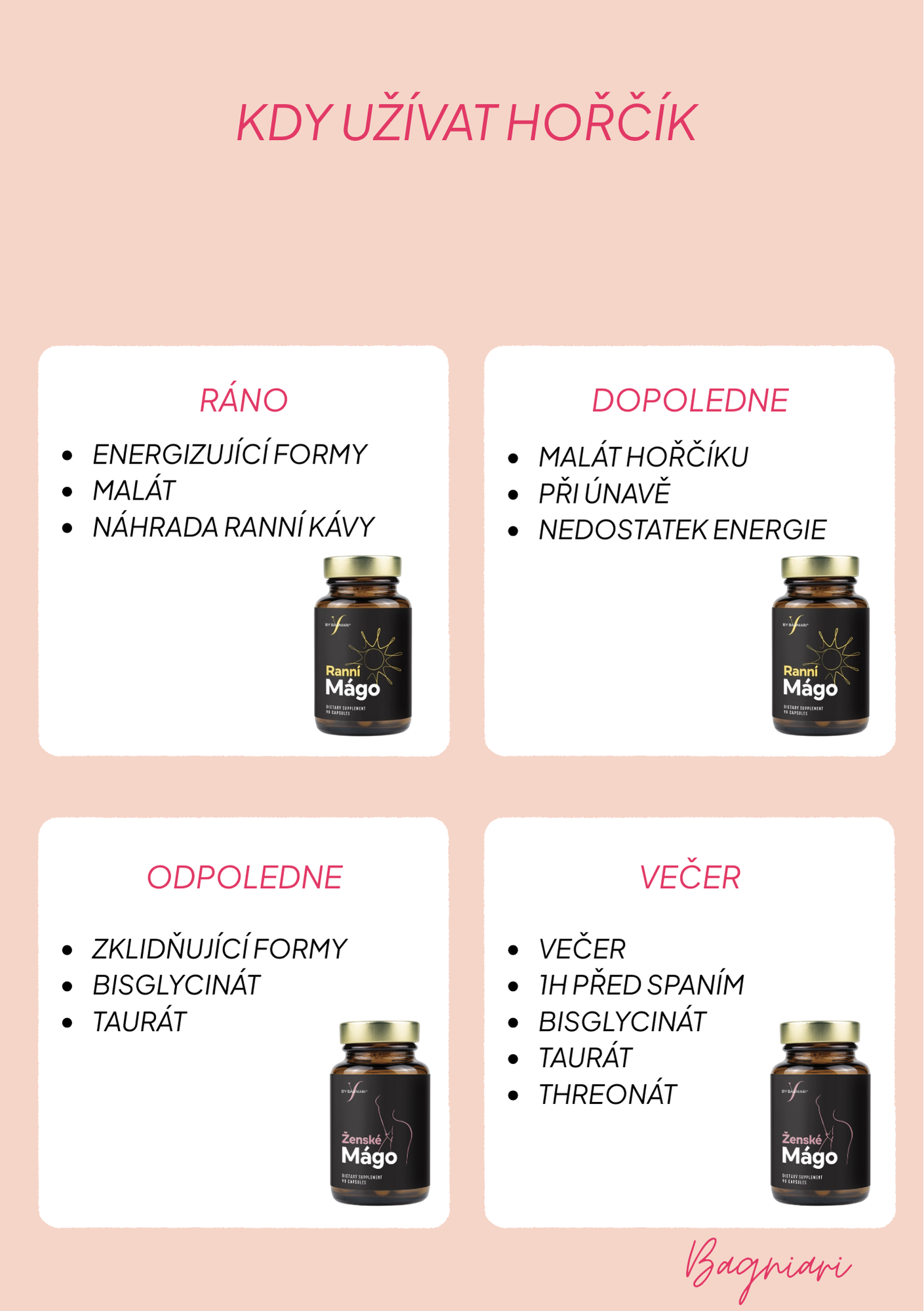 Hořčík - “magnesium” - jak jej nejlépe užívat?