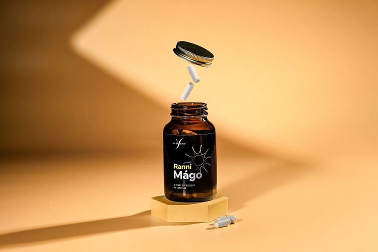 Ranní Mágo - 375 mg malát hořčíku v denní dávce, 90 kapslí