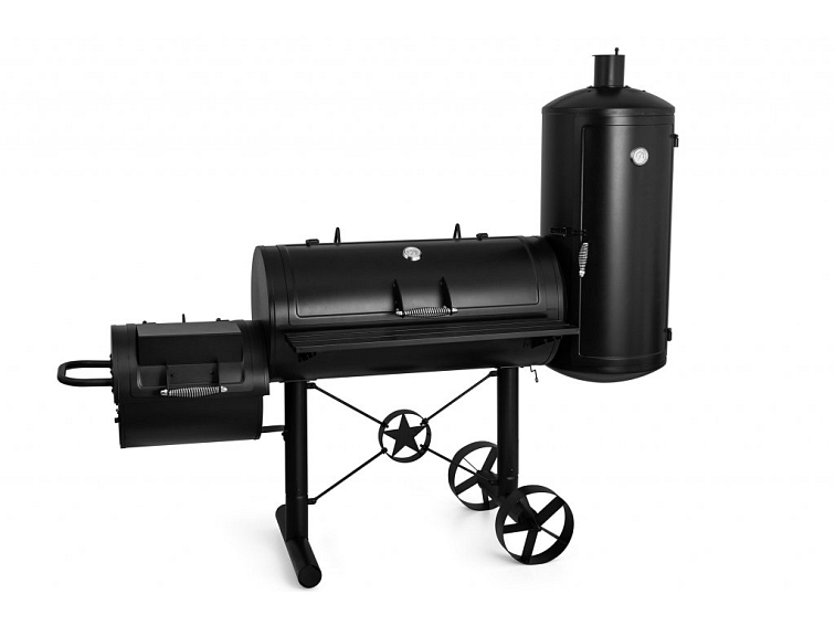 Gril na dřevěné uhlí s udírnou Kentucky