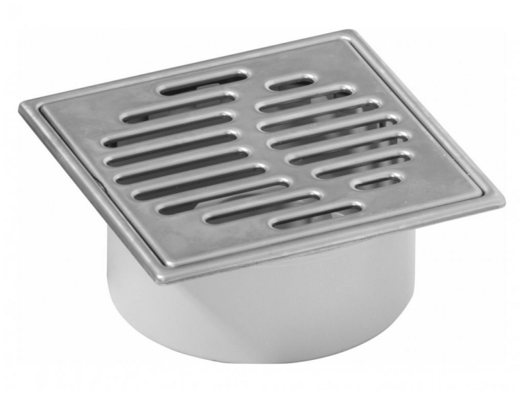 Přímá podlahová vpusť nerez