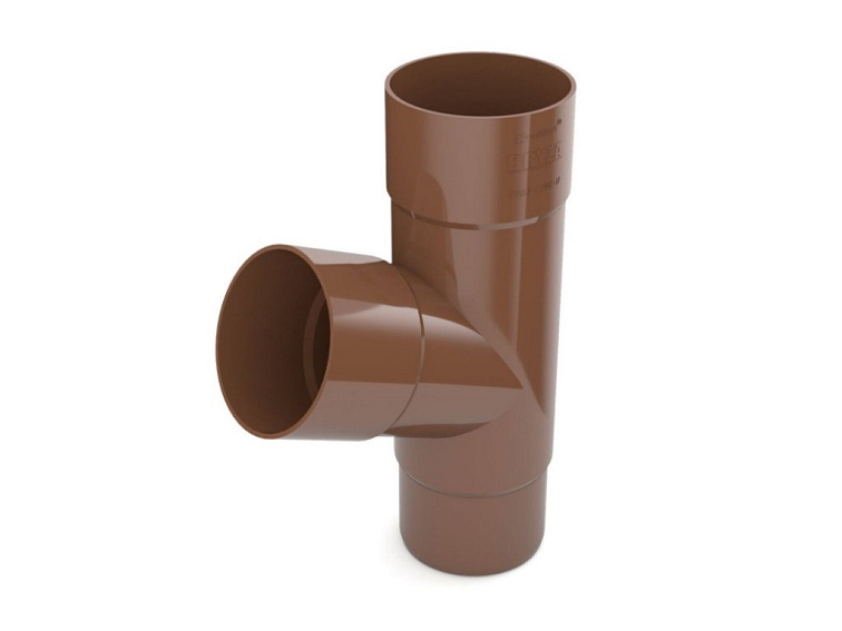 Plastové napojení do svodu PVC 90 mm 67,5°