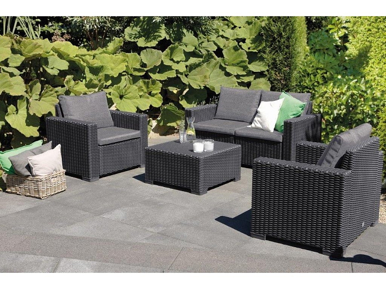 Zahradní nábytek set California 2+2+1