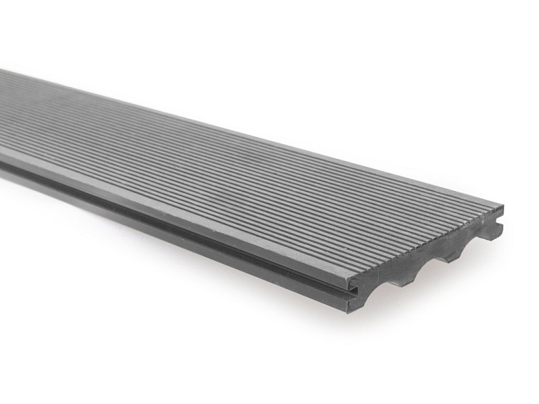 Terasové prkno WPC Technodeck Sinus light grey