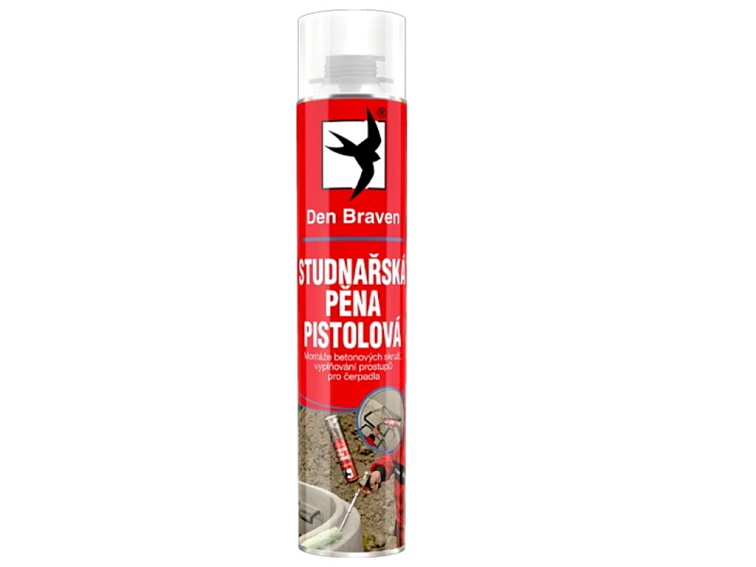Den Braven Studnařská pěna pistolová dóza | 750 ml 750 ml, cena za ks