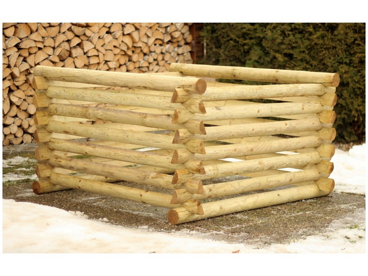 Dřevěný kompostér Natur