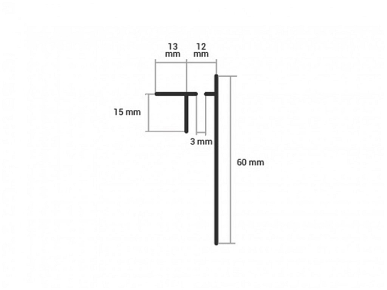 Ukončovací lišta Isostud Gitter