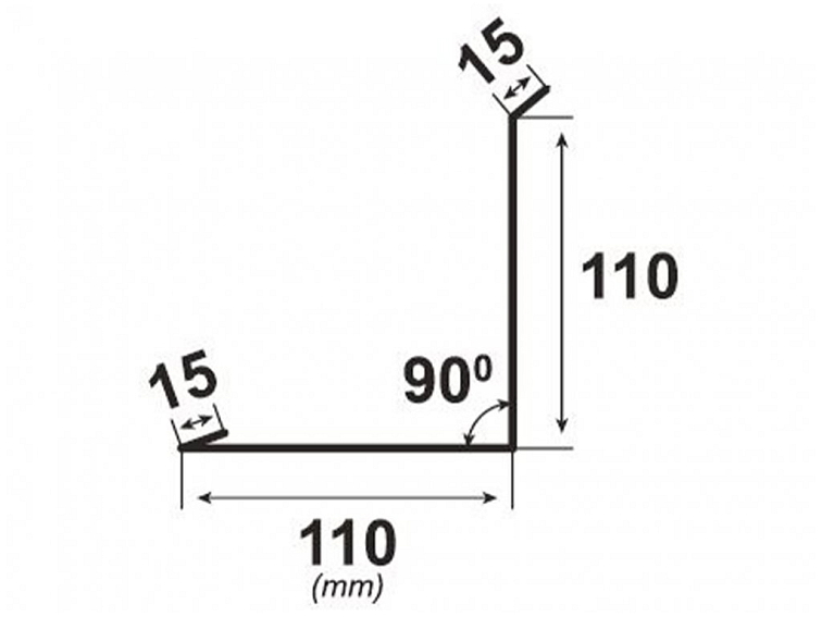Lemování ke zdi Klasik spodní
