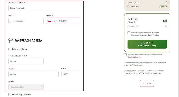 Dárkový certifikát