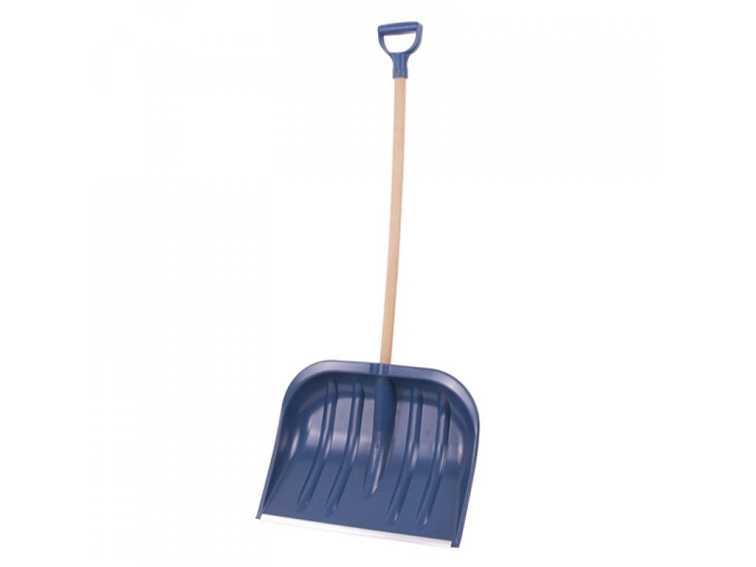 Hrablo plastové s dřevěnou násadou