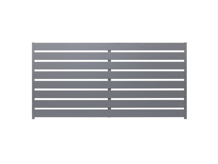 Hliníkový plotový dílec AZU štěrbinový