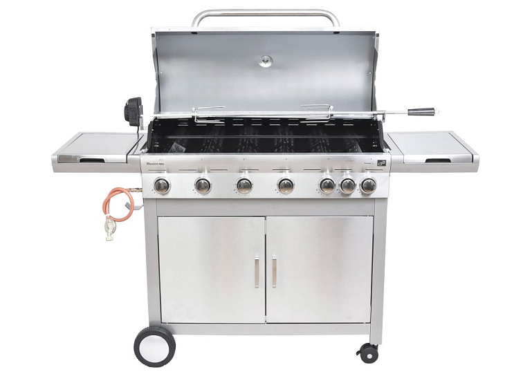 Plynový gril G21 Mexico BBQ Premium line, 7 hořáků + zdarma redukční ventil