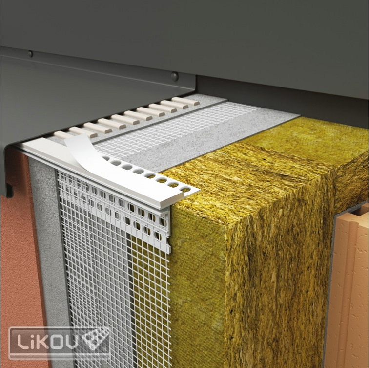 Plastový parapetní profil