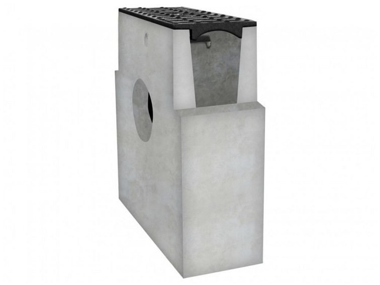 Betonová vpusť B125 s litinovou mříží