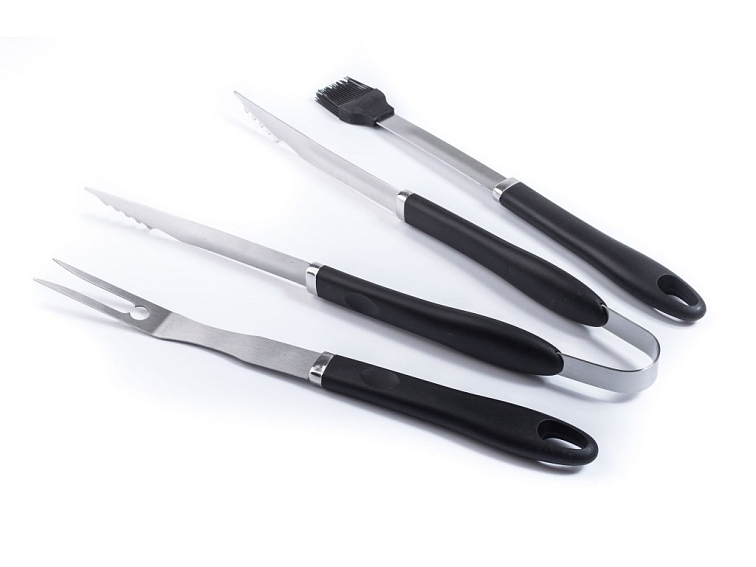 Grilovací nářadí G21 sada 3 ks, nerezové
