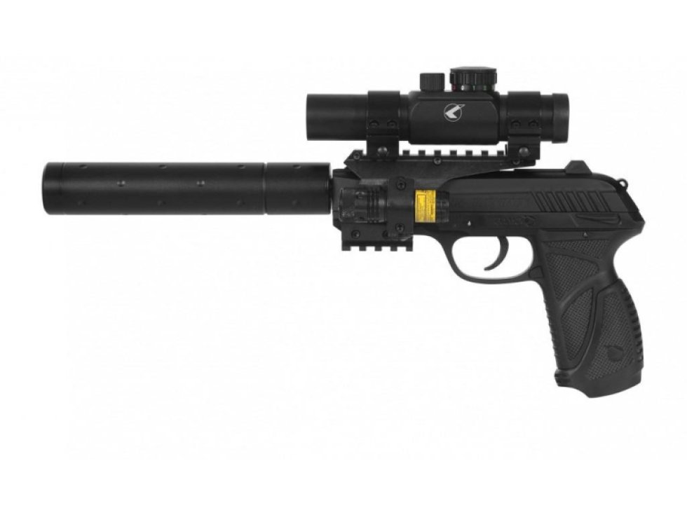 Vzduchová pistole Gamo PT-85 Blowback Tactical 4,5mm