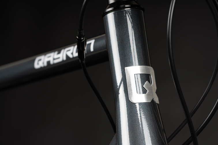 Rám + vidlice Qayron One.Dr CrMo Black Metal