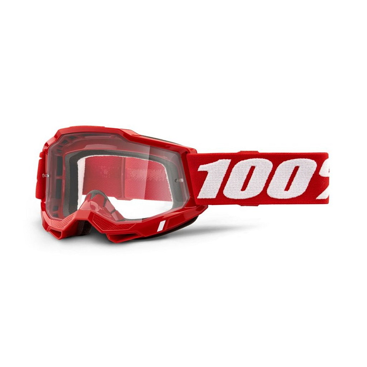 MX Brýle 100% ACCURI 2 - Neon/Red - Clear Lens