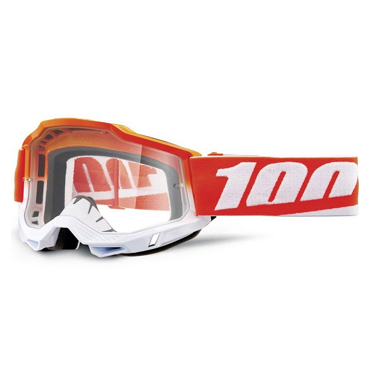 MX brýle 100% ACCURI 2 Matigofun/Clear Lens