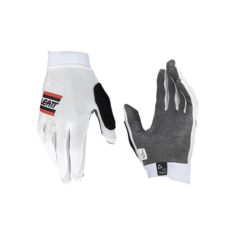 LEATT MTB 1.0 GripR rukavice White