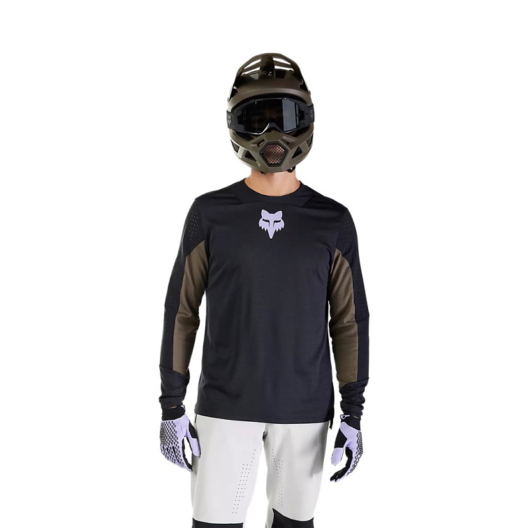Fox Defend LS pánský dres Black