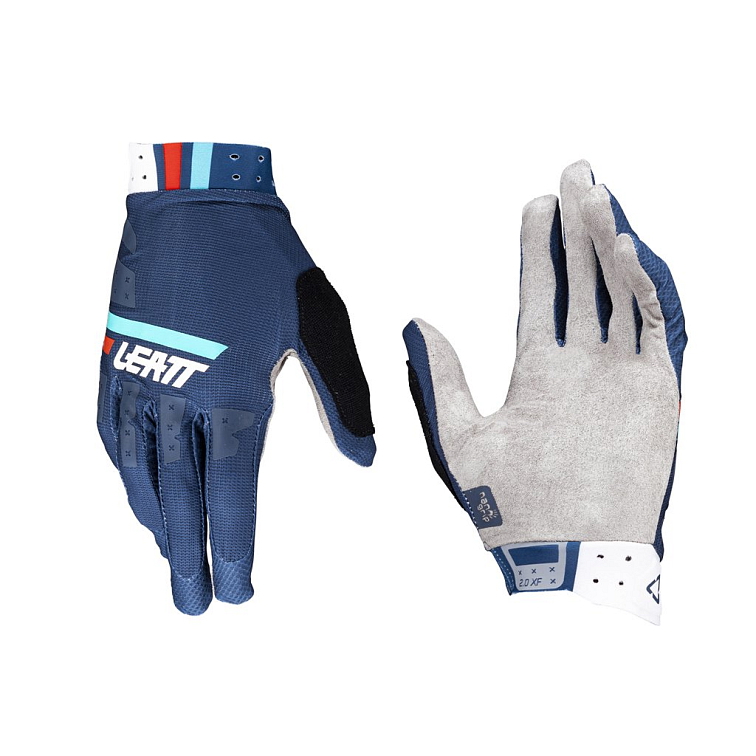 LEATT MTB 2.0 X-Flow pánské rukavice Denim