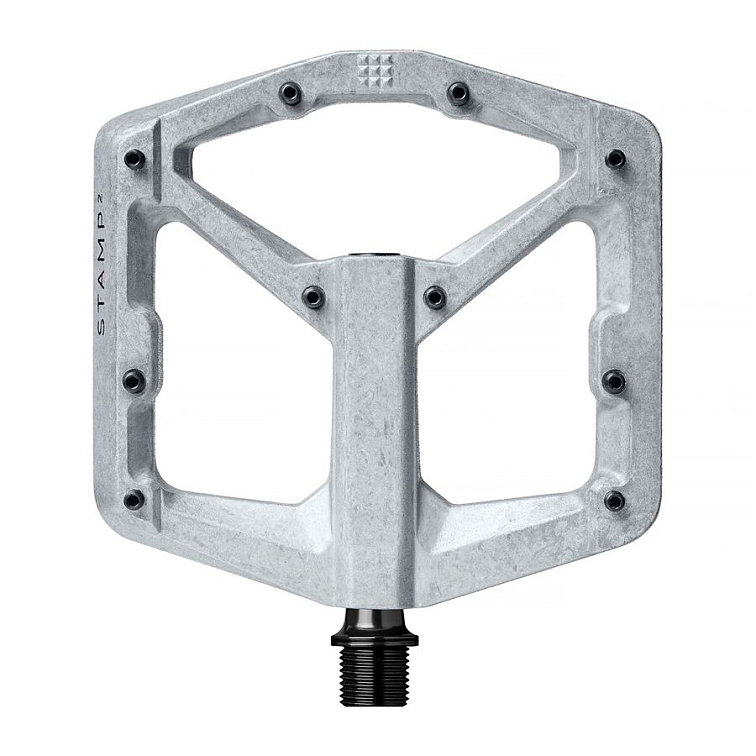 Crankbrothers Stamp 2 Large pedály Raw Silver