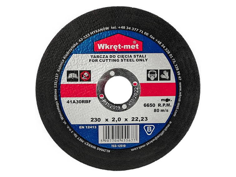 230x2,0mm - 1ks - Rezný kotúč na oceľ