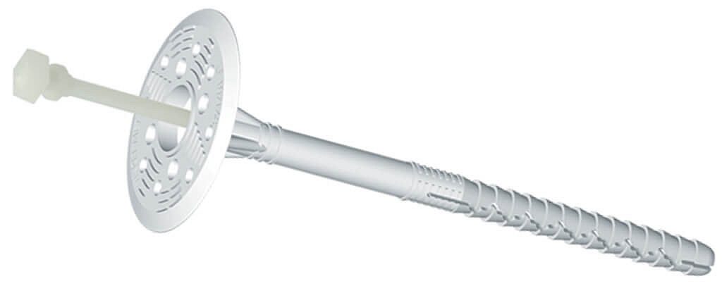 10x140mm - 200ks - Fasádne natĺkacie hmoždinky LFN - plastový tŕň - s predĺženou expanznou zónou