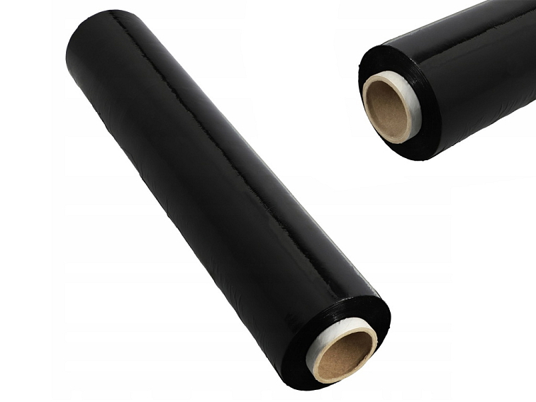 50cm - 2,1kg - Kartón 6ks - Ručná stretch fólia čierna 500/0,023mm