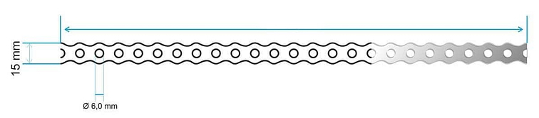 17x0,7mm - 10m - Montážny pás Simpson