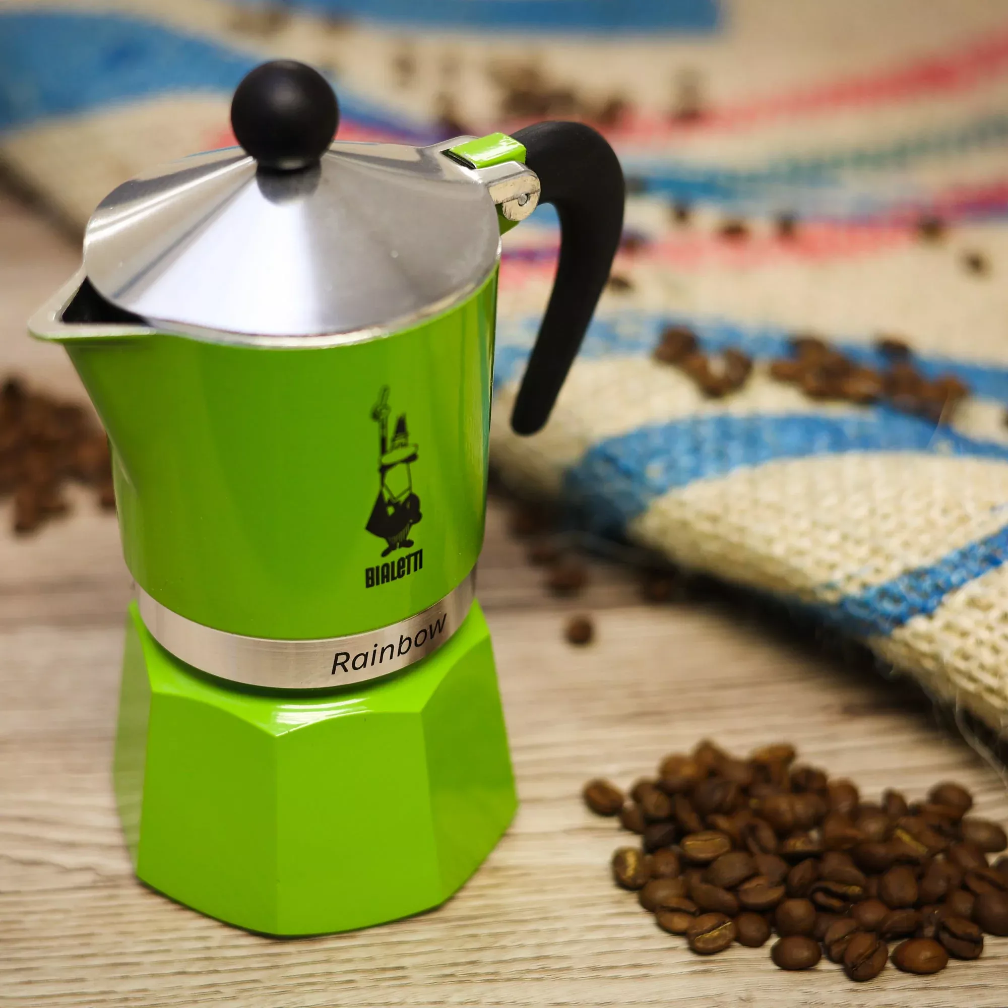 Bialetti Rainbow zelená (různé velikosti)