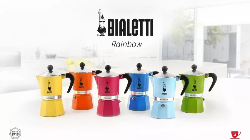 Bialetti Rainbow zelená (různé velikosti)