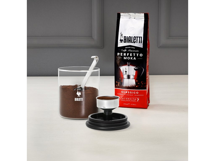 Bialetti skleněná dóza na kávu